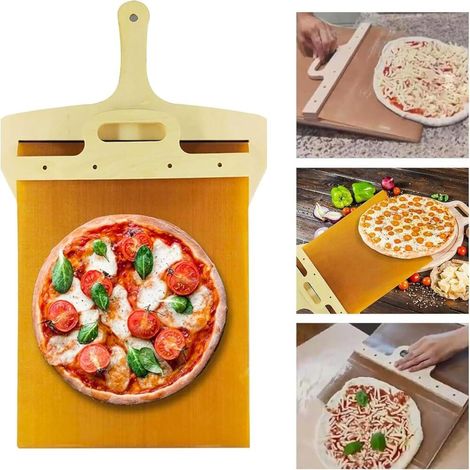pelle à pizza avec poignée – Pelle à pizza coulissante, pelle à pizza coulissante avec poignée, pelle à pizza (1/5)