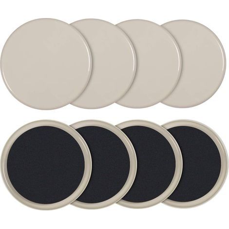 7" Patin pour Meubles Patins Glisseurs Curseurs De Meubles pour Les Meubles Lourds Coussins De Meubles Coulissants De Meubles Coulissants, Set De 10 (1/5)