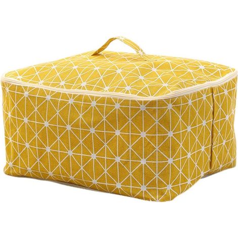 Bolsa grande para guardar ropa de cama: duradera, a prueba de polvo, para guardar ropa, mantas y juguetes.
