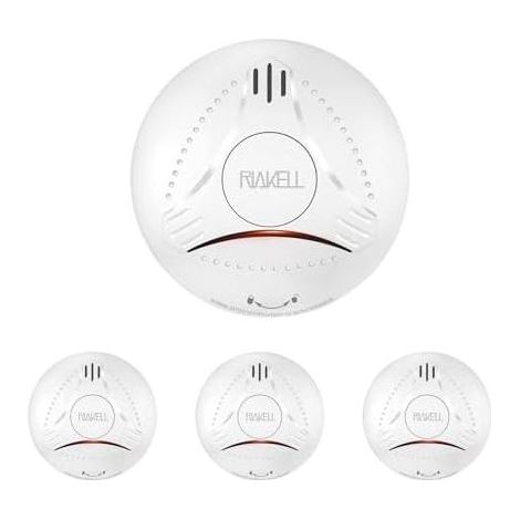 Set mit 3 Rauchmeldern inklusive Batterie (3 Stück) - (1/5)