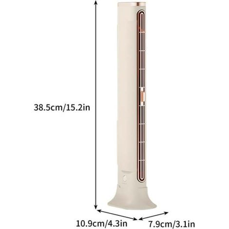 Ventilateur Tour Sans Pales – Mural – Écran – Climatisation – Petit Format – Moderne (1/5)