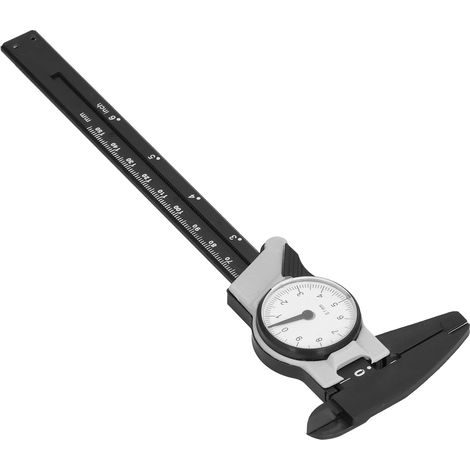 Pied à coulisse électronique ABS 0-150mm, outil de mesure métrique portable pour laboratoire et maison (1/5)