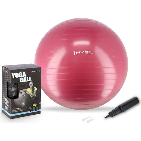 YB01 NUEVO balón de gimnasia color ciruela de 65 cm HMS (1/5)