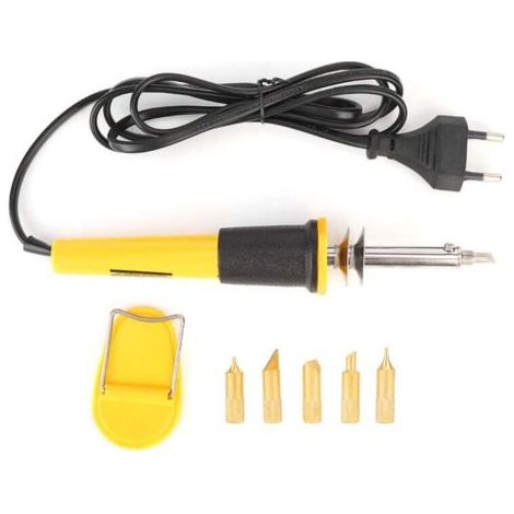 Stylo Pyrograveur Électrique 40W 220V Outil Artisanal Pour Cuir Et Bois Avec Prise UE (1/4)