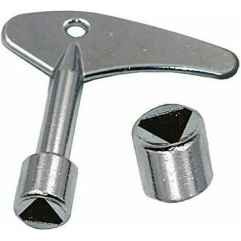 Set of 2 9mm triangular keys with triangular key switch for emergency gas and electric lift (1/5)