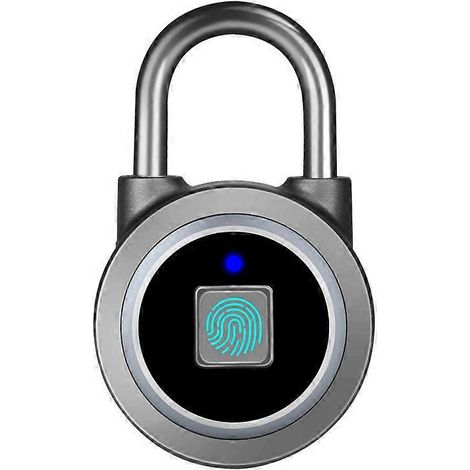 Cadenas à empreinte digitale, cadenas Bluetooth, cadenas d'extérieur sécurisé et résistant aux intempéries (1/5)