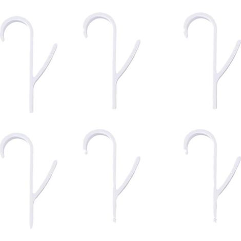 6pcs Bathroom Radiator Towel Rail, Cylindrical Coat Hook for Heating Plates (1/4)