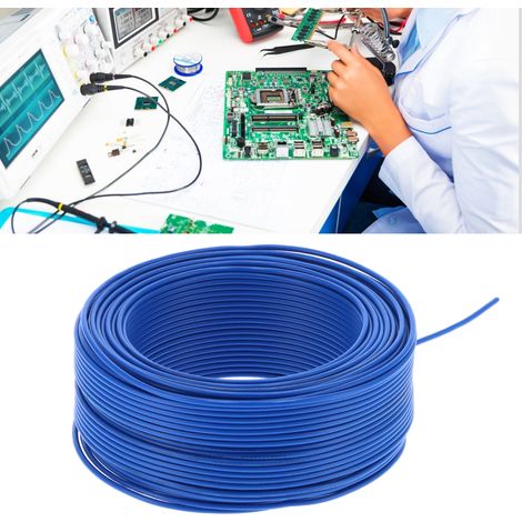 Câble BVR-12.5 de 100 m, 19 conducteurs, cuivre pur bleu, isolé PVC, AC450V (1/5)