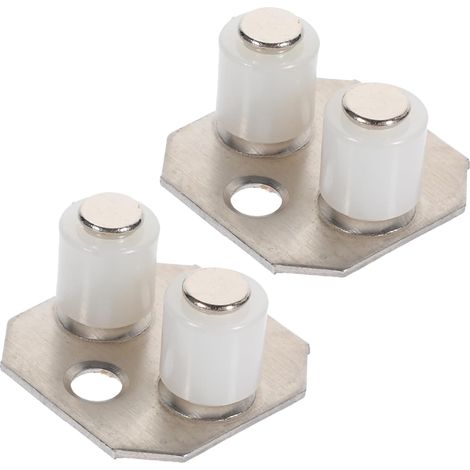 lot de 2 guide de sol pour porte de grange coulissante, inox (1/5)