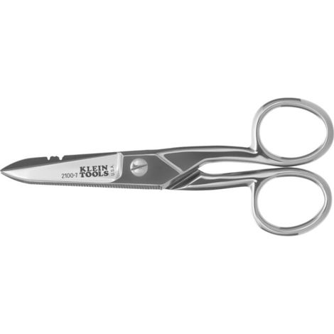 Klein Tools Ciseaux d'électricien nickelés (1/4)