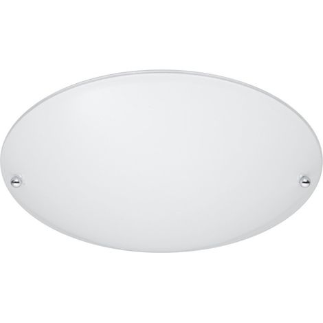 Plafonnier rond en verre LANA blanc Trio 25 cm E27 (1/3)