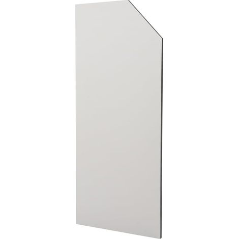 HAUTOUR Panneau séparateur pour urinoir mural gris clair en stratifié phénolique haute densité 40×90cm, accessoire toilette public hôtel commerce (1/5)