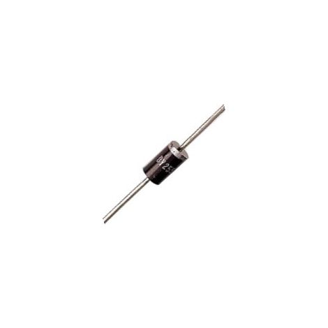 Diodo Rectificador 800V 2Amp Rapido DO201 BY299 (1/2)