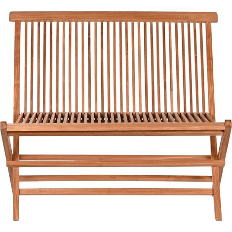 Banco Teca 100X45X90 Plegable Natural Marron (1/5)