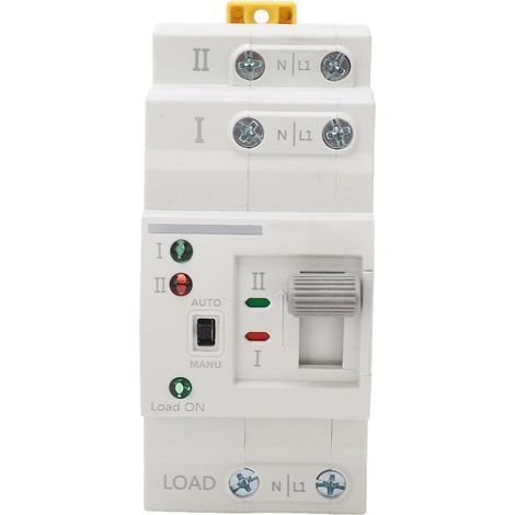 Automatischer Umschalter für zwei Stromversorgungen (2P 63A), Stromkreisumschaltung für Generatoren (1/5)