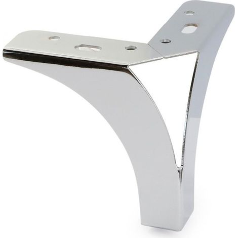 Q&ampQ pata metálica verno h136 acabado cromo , La pata metálica Verno H136 es un componente esencial para sofás y muebles, fabricada en metal duradero con un a