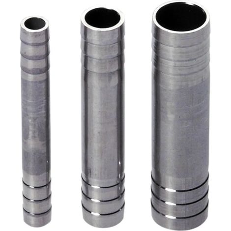 Double embout de tuyau à bière CNS (NW 7mm) - Robuste en acier inoxydable pour installations de tirage professionnelles en restauration (1/2)
