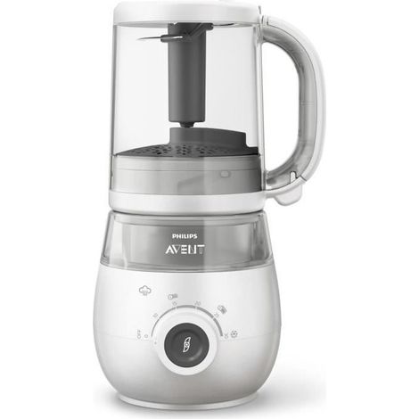 Philips Avent SCF883/01 - Robot de cuisine 4 en 1 pour la bouillie, la cuisson à la vapeur, le réfrigérateur, la congélation et le chauffage à partir d'un bol (1/4)