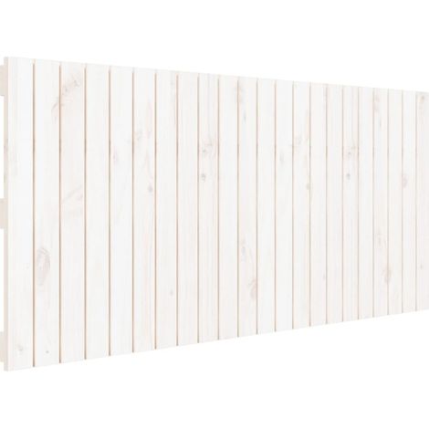 Tête de lit,Panneau décoratif murale Blanc 140x3x60 cm Bois massif de pin CFW8361820 (1/5)