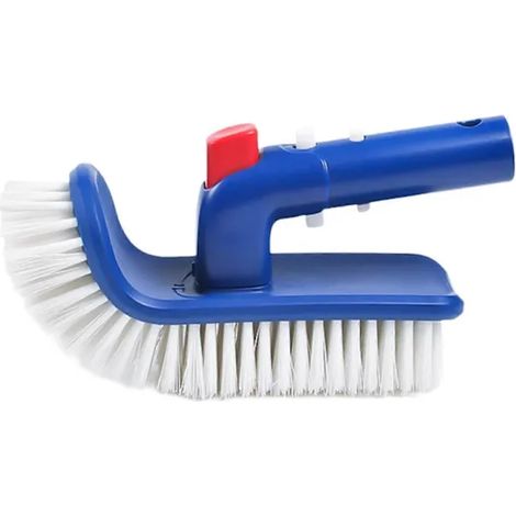 Brosse de nettoyage pour piscine, pour les parois, le fond, les marches et les carreaux, utilisation manuelle dans les spas, les lacs, les fontaines et les baignoires-AquaForge
