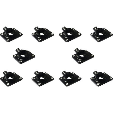 Adatto per 10 adattatori di interfaccia per carburatori di motociclette, connettori per collettore di aspirazione del carburatore, compatibile con accessori DT125, RS125 e DT 125.