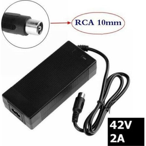 Chargeur 36V - Sortie 42V 2A - Pour Batterie Li-ion 10S - Compatible Vélo Électrique et Scooter - 1 Pièce (1/5)