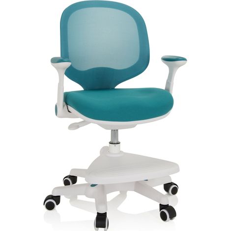 Chaise de bureau pour enfant KID ERGO Tissu/Tissu maille bleu hjh OFFICE