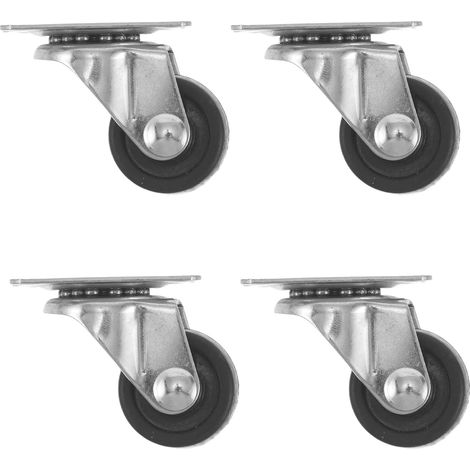 pivotantes robustes et silencieuses en caoutchouc de 2 5 cm (1/5)