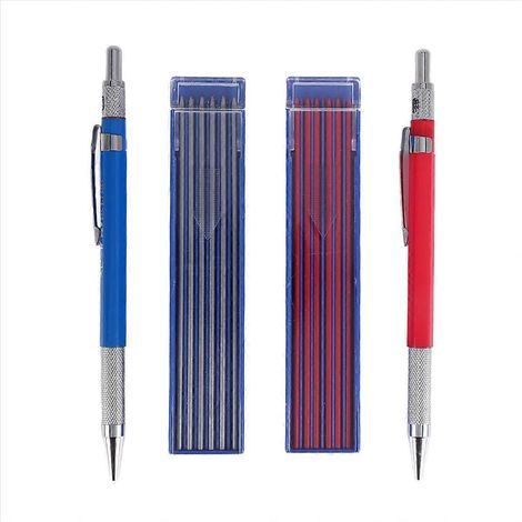 Lot de 2 porte-mines de soudeur avec 24 recharges de 2 mm (1/5)