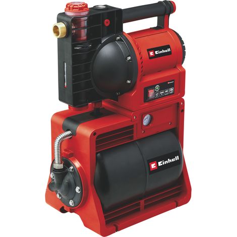 Einhell Hauswasserwerk GE-WW 1145 ECO – 1.100 W – 4.500 l/h Fördermenge – 20 l Tank – Frostschutz – Thermoschutzschalter – Vorfilter mit Rückschlagventil (1/5)