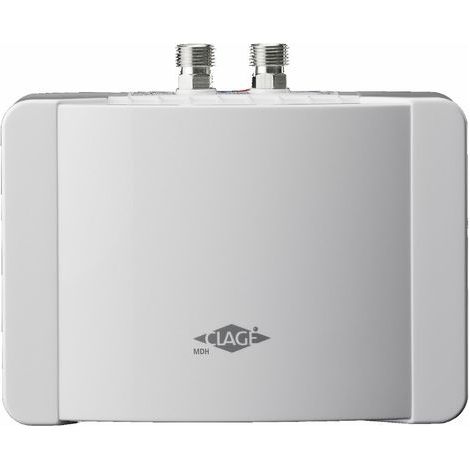 Clage – Chauffe-eau instantané pour lavabo – Débit 3,3 l/min – Puissance 5,7 kW – Tension 230V – Économie d'énergie 85%