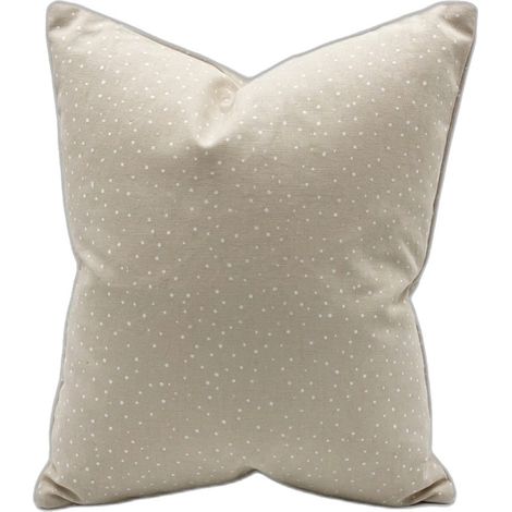 Dekokissen 'Leslie' mit Konfetti-Muster in Sandfarben (1/2)