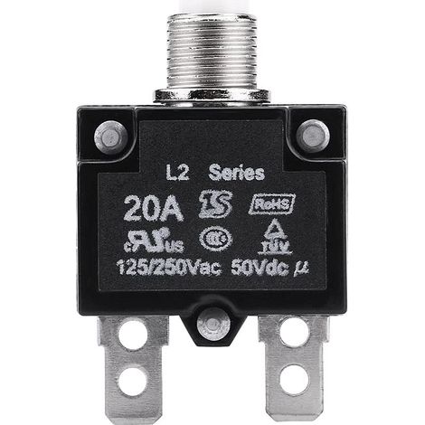 Réinitialiser le disjoncteur du commutateur thermique sur le protecteur de surcharge actuel pour le générateur AC 125/250V(20A) (1/5)