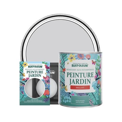 Peinture Jardin, Finition Brillante - Ombre Lilas (1/3)