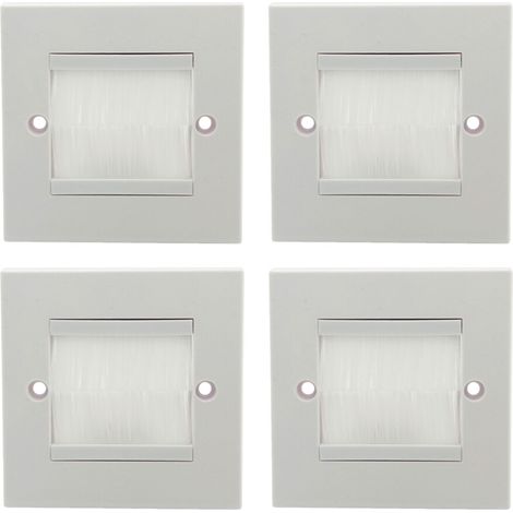 Tapa de entrada de cable para toma de pared, 4 piezas