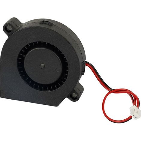 Adecuado para ventiladores de refrigeración de impresoras 3D de 12 V, sopladores de turbina 5015, conectores de 2 pines, alta velocidad, enfriadores.