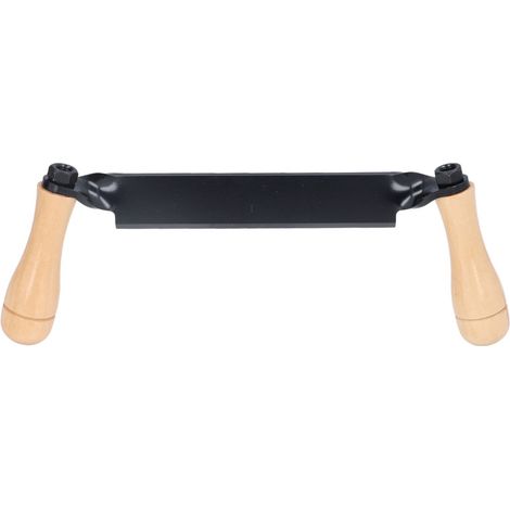 Couteau à dégrossir droit en acier tungstène, manche en bois, outil sûr et durable pour le dégrossissage de bûches et de poteaux de clôture, 25 cm (10 pouces). (1/5)