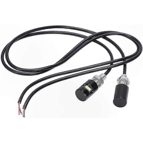 Phares de plaque d'immatriculation LED blancs pour moto et voiture, lot de 2, étanches, visibilité nocturne lumineuse, éclairage auto (1/5)