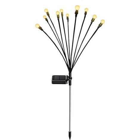 Lot de 2 lanternes solaires Firefly d'extérieur, lampe LED Firefly à alimentation solaire.-AquaForge (1/4)