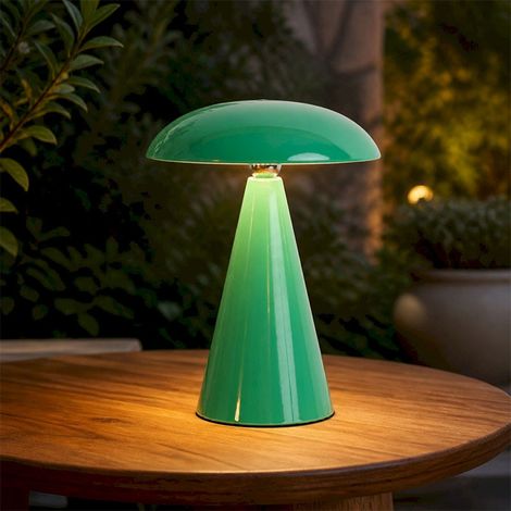 Lampe à Poser Led Orlando verte 16x16x21cm (1/2)
