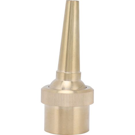 Boquilla de latón para fuente con rosca hembra, cabezal de chorro de agua direccional ajustable para paisajismo G3/4 25 mm (1/5)
