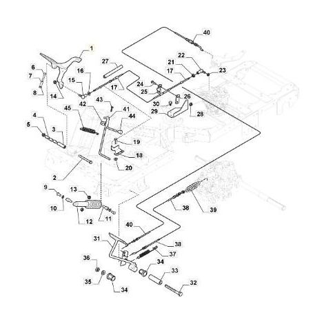 ORIGINAL STIGA VORWÄRTS-/RÜCKWÄRTS PFM VNGS-PEDAL – 387500001/1