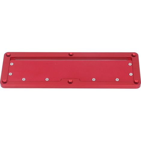Couvercle rabattable pour scie circulaire, plaque de sol en alliage d'aluminium, pièce accessoire pour le travail du bois (1/5)
