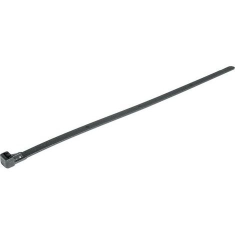 HellermannTyton 131-22560 REL250-PA66W-BK Serre-câble 250 mm 7.60 mm noir stabilisé aux UV 100 pc(s) R018691 (1/2)