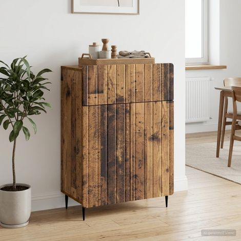 vidaXL Credenza Legno antico 66 x 34,5 x 92 cm Legno ingegnerizzato (1/5)