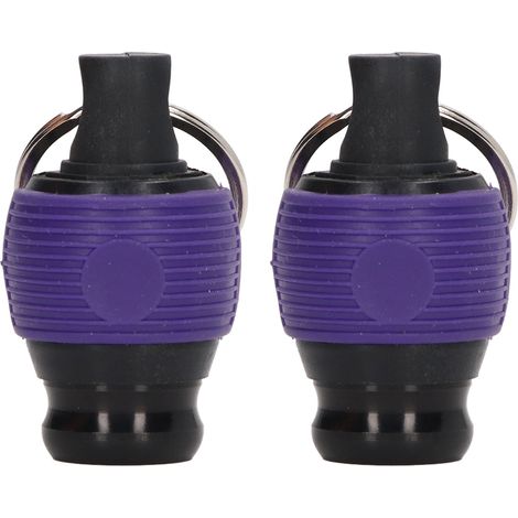 Lot de 2 porte-embouts de tournevis à fixation rapide et résistants à l'usure, pour outils de 6,35 mm (1/4 po) de diamètre, violet (1/5)