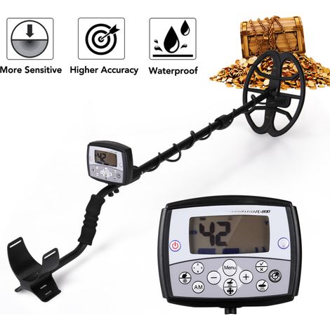 Détecteur de métaux souterrain TC-800, écran LCD, portable, facile à installer, haute sensibilité et haute précision, détecteur de métaux multifonctionnel pour adultes et enfants. (1/5)