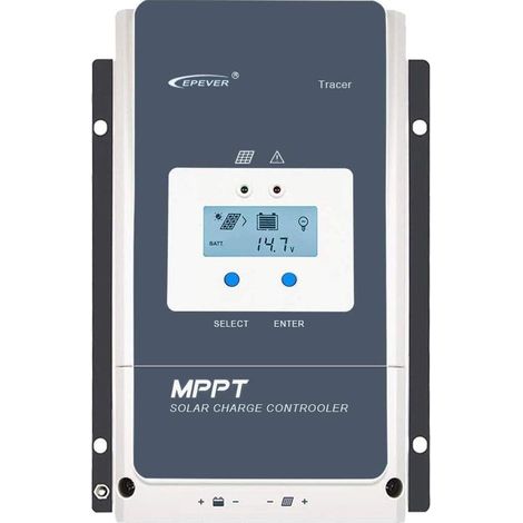 60A MPPT Régulateur de Charge Solaire 12V/24V/36V/48V avec Écran LCD, Tension de Circuit Ouvert Jusqu'à 150V pour Scellé, GEL, Inondé et Utilisateur - 6415AN (1/5)