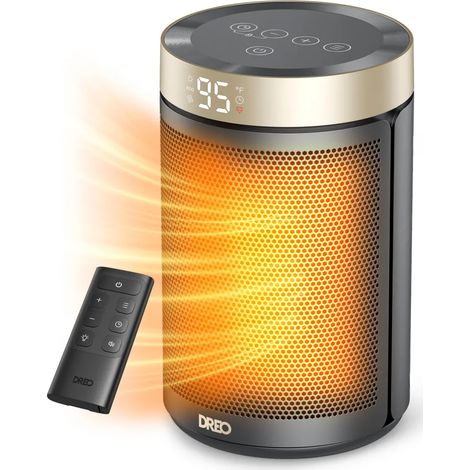 Air Heater, Portable Electric Heater, Convient pour une utilisation intérieure, avec Thermostat et télécommande, 1500W (1/5)