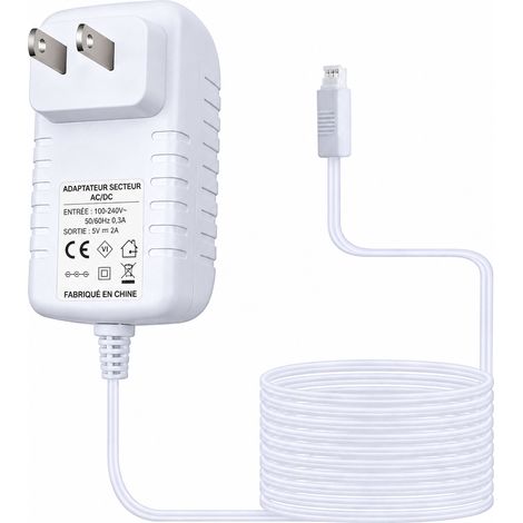 Chargeur adaptateur secteur prise US 12.6V 1A 12W 100-240AC moteur store volet câble 2m 80 g – Livraison gratuite